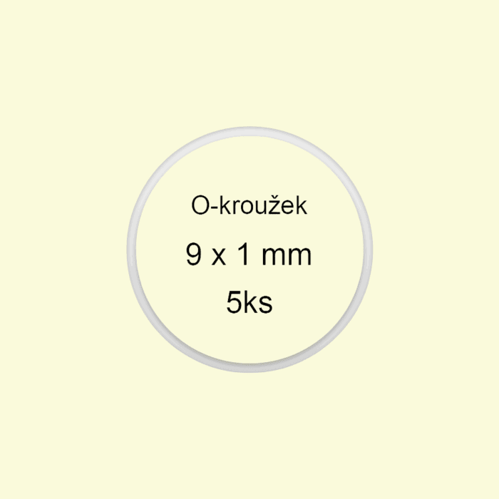 Sada O-krúžkov / tesnenia 9x1 mm (5ks)