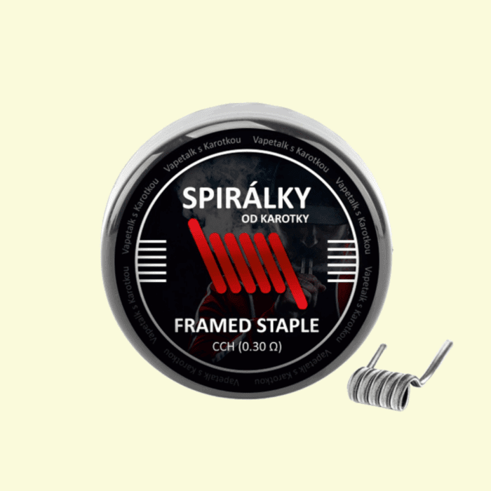 Špirálky od Karotky - CCH Framed Staple 0,3ohm (10ks)