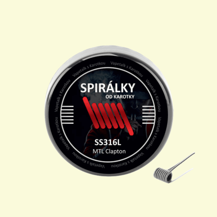 Špirálky od Karotky - MTL Clapton 0,6ohm (10ks)