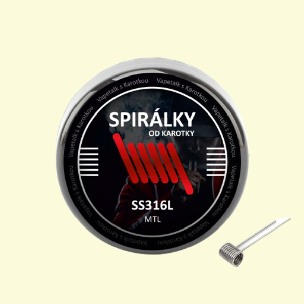 Špirálky od Karotky - MTL SS316L 0,9ohm (10ks)