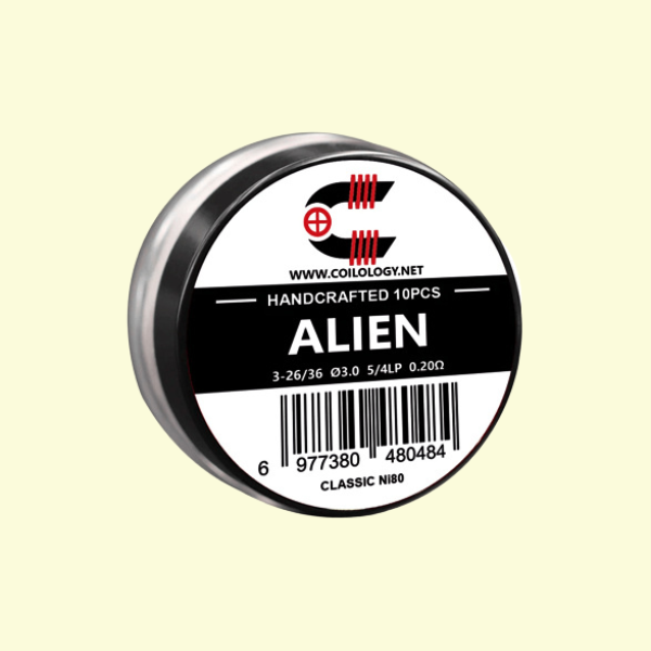 Predmotané spirálky Coilology Handcrafted Alien Ni80 (10ks)