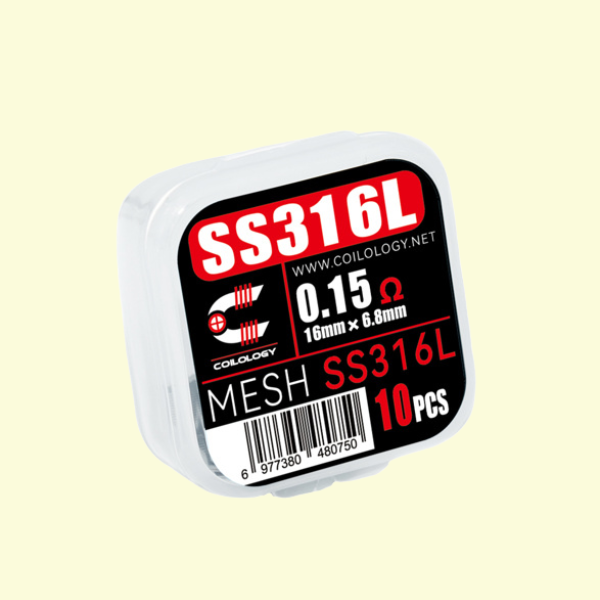 Mesh Pletivo Coilology SS316L (0.15ohm) (10ks)