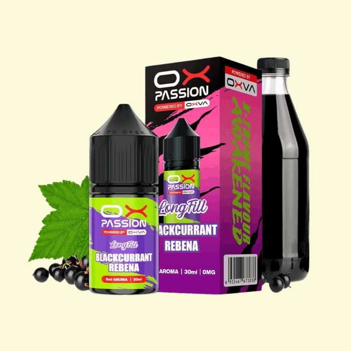 Oxva OX Passion - Blackcurrant Rebena Longfill 6ml
