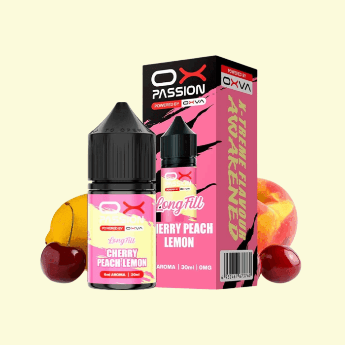 Oxva OX Passion - Cherry Peach Lemon Longfill 6ml