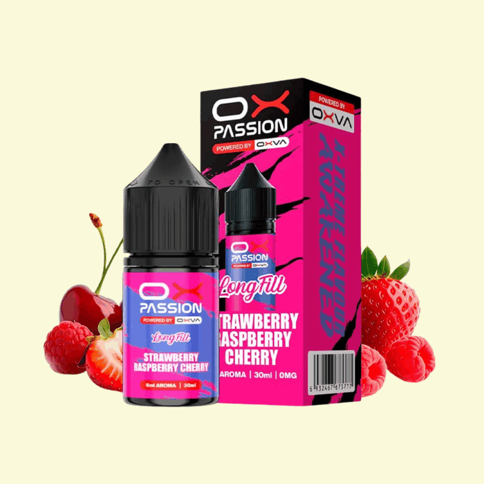 Oxva OX Passion - Strawberry Raspberry Cherry Longfill 6ml