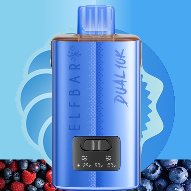 Elfbar Dual 10K Blueberry Edition: Blueberry Sour Raspberry - Blueberry