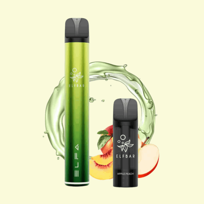 Elfbar Elfa Pro Aurora Green - Apple Peach