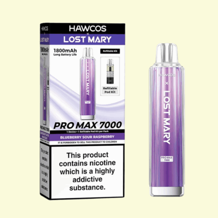 Lost Mary Hawcos Pro Max 7K - Blue Sour Raspberry