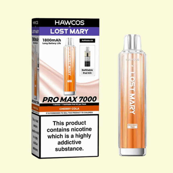 Lost Mary Hawcos Pro Max 7K - Cherry Cola