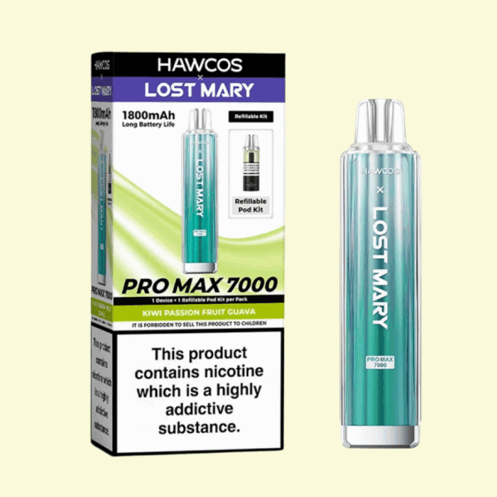 Lost Mary Hawcos Pro Max 7K - Kiwi Passion Fruit Guava