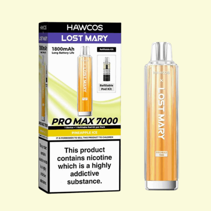 Lost Mary Hawcos Pro Max 7K - Pinapple Ice