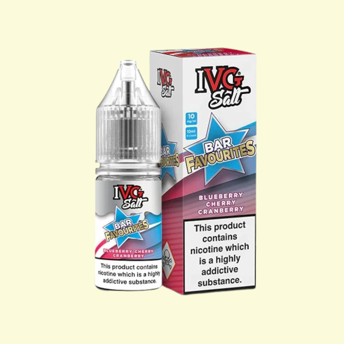 IVG Bar Favourites - Blueberry Cherry Cranberry (10mg)