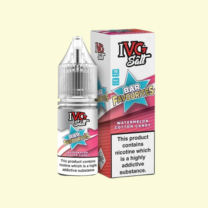 IVG Bar Favourites - Watermelon Cotton Candy (10mg)