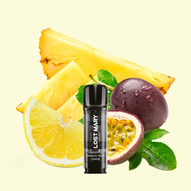 Lost Mary Tappo Predplnený pod - Pineapple Passion Fruit Lemon