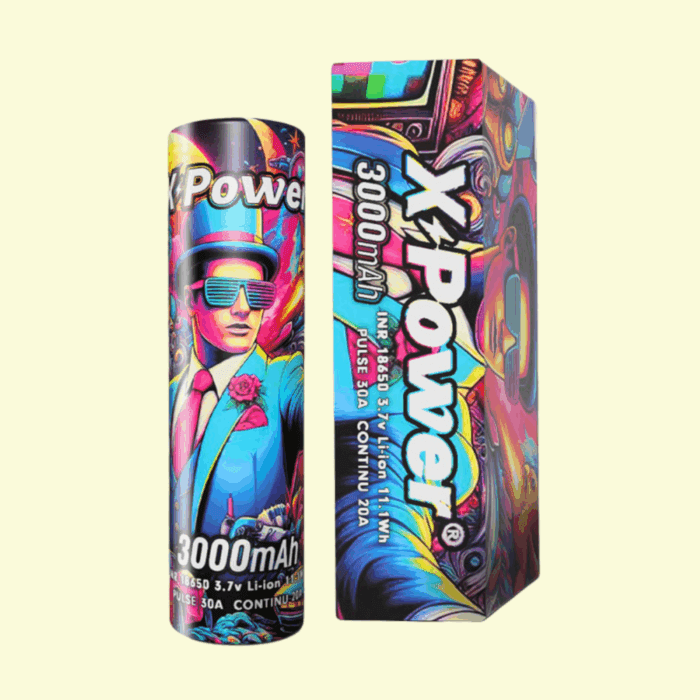 X Power 18650 Li-ion 30A (3000mAh) (1ks) Bateria