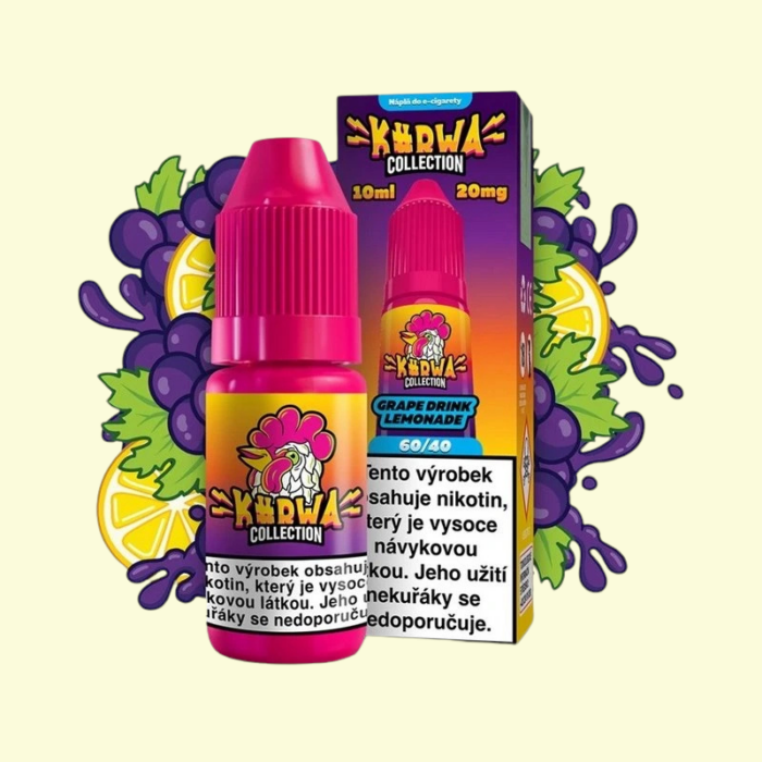 E-liquid Kurwa Collection - Grape Drink Lemonade