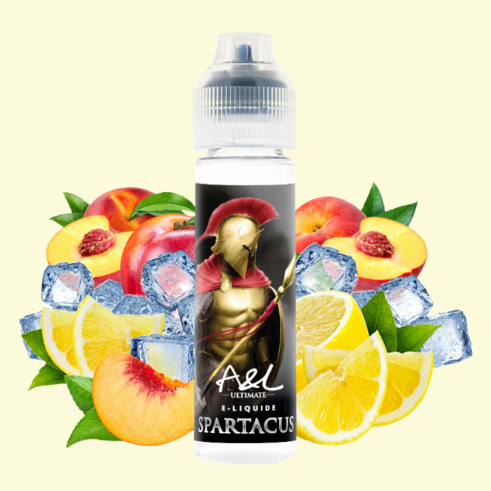A&L Shortfill - Spartacus Ultimate (Ľadová citrónová broskyňa) 50ml