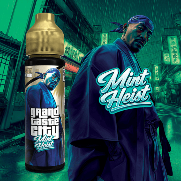 Grand Taste City - Mint Heist (Mentol, dračie ovocie, červené ovocie) Shortfill 50 ml