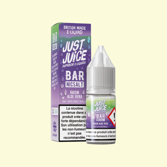 Just Juice Bar Salt - Grape Aloe Vera E-liquid 10ml