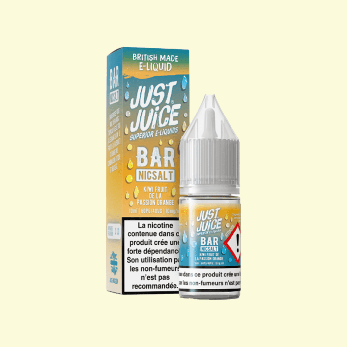 Just Juice Bar Salt - Kiwi Passion Fruit Orange E-liquid 10ml