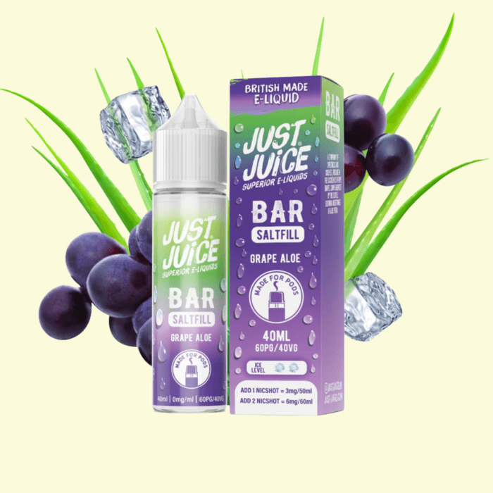 Just Juice Bar Shortfill - Grape Aloe (Hrozno Aloe Vera) 40ml