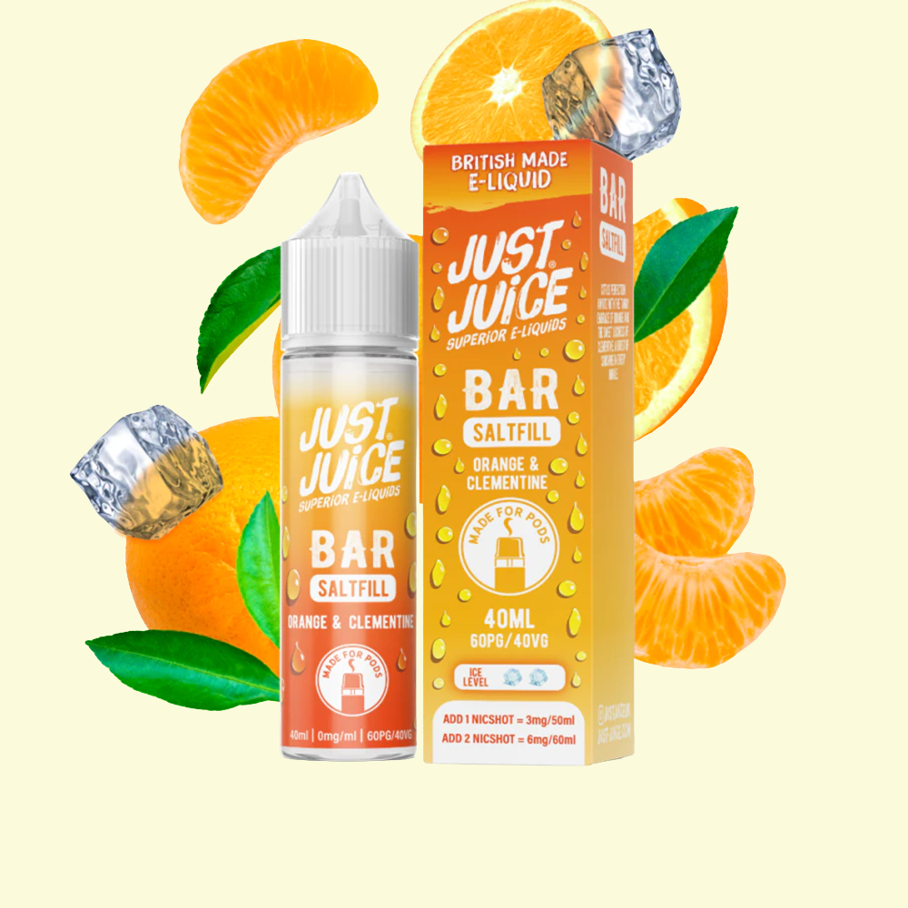 Just Juice Bar Shortfill - Orange & Clementine (Pomaranč a klementínka) 40ml