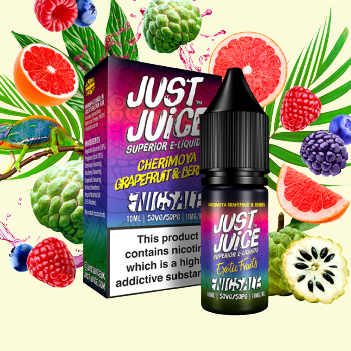 Just Juice Salt – Cherimoya Grapefruit & Berries e-liquid 10ml