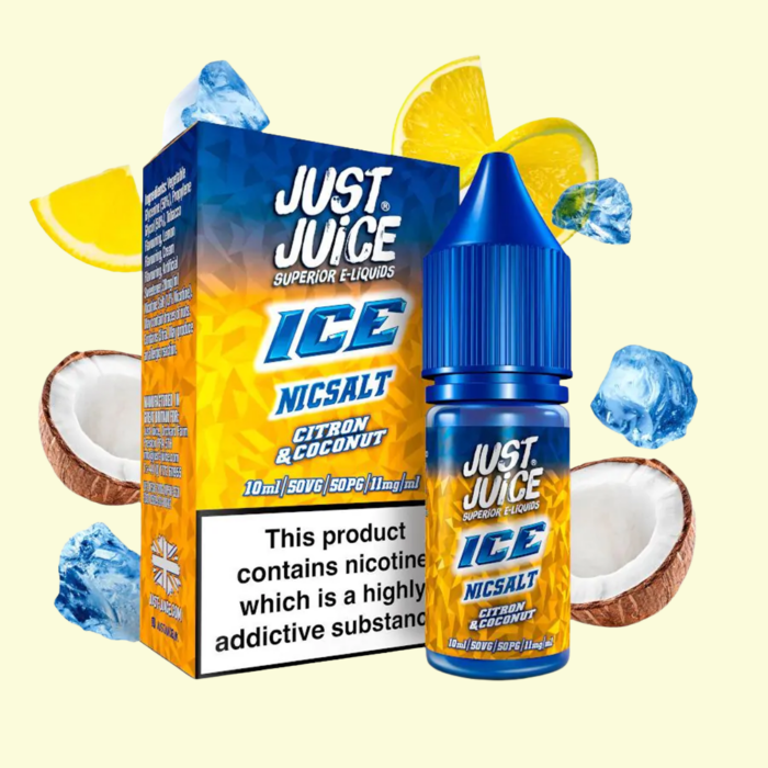 Just Juice Salt – ICE Citron & Coconut e-liquid 10ml