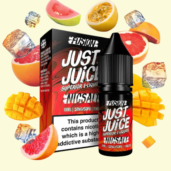Just Juice Salt – Fusion Mango & Blood Orange On Ice e-liquid 10ml
