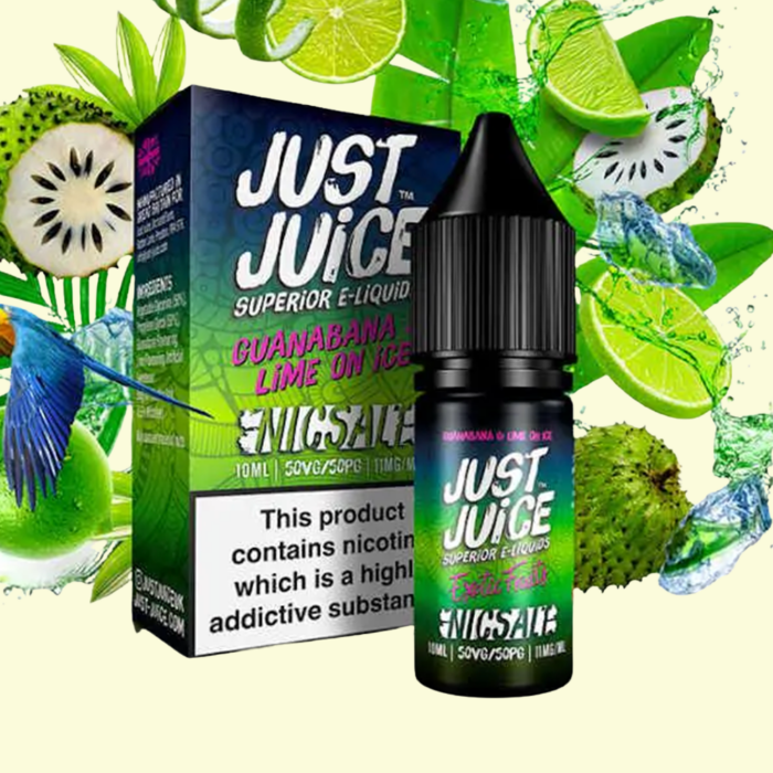 Just Juice Salt – Guanabana & Lime On Ice e-liquid 10ml