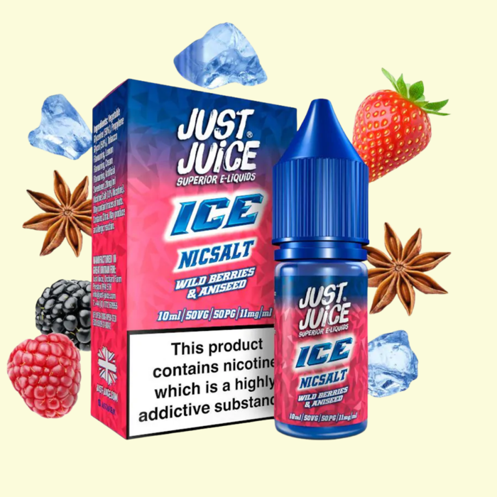 Just Juice Salt – ICE Wild Berries & Aniseed e-liquid 10ml