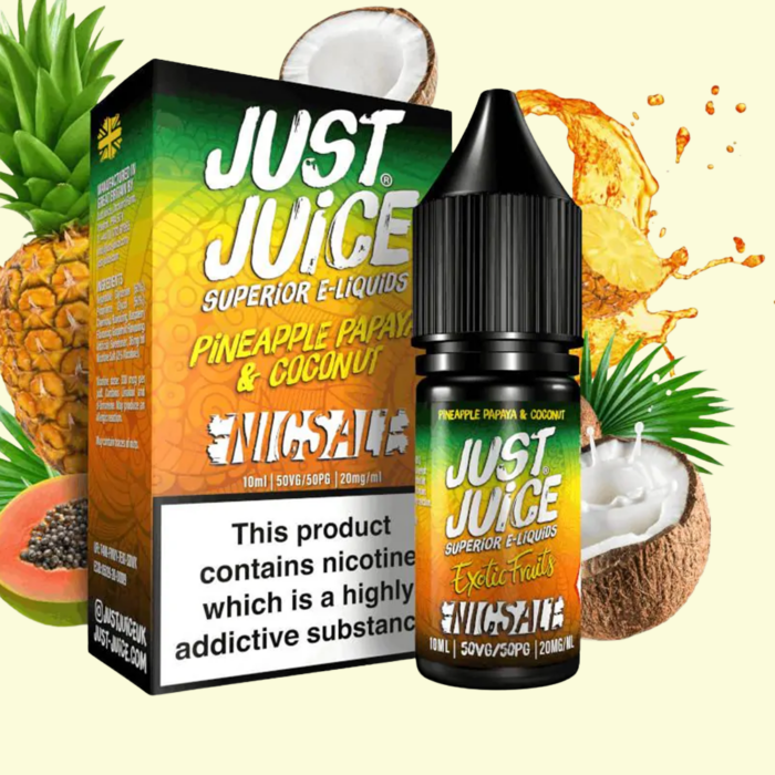 Just Juice Salt – Pineapple, Papaya & Coconut e-liquid 10ml
