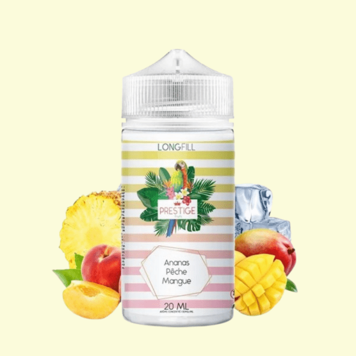 Prestige Fruits - Ananas Pêche Mangue (Ananás Broskyňa Mango) Shake and Vape 20/120ml