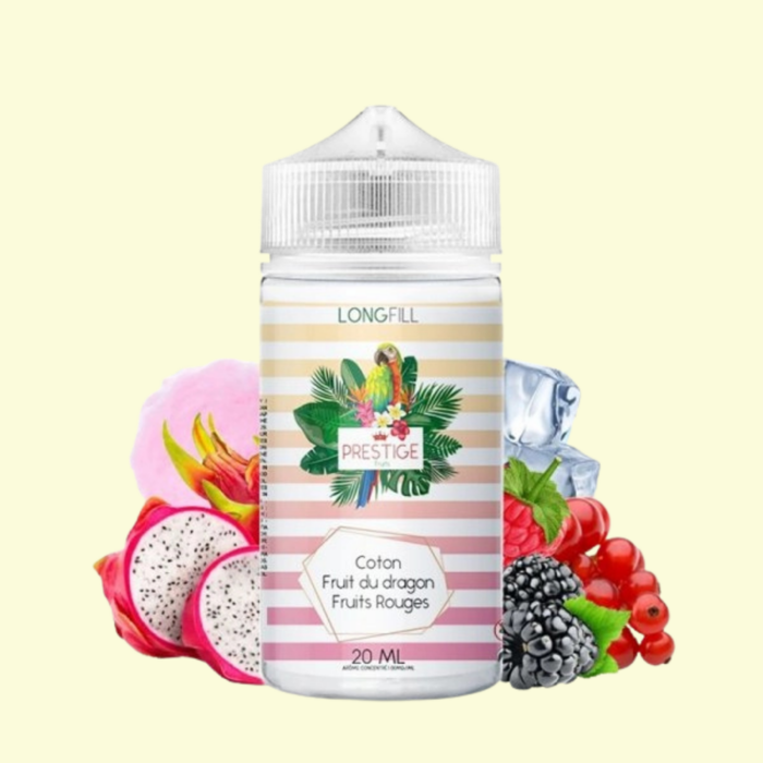 Prestige Fruits - Cotton Candy Fruit du Dragon Fruits Rouges (Cukrová vata Dračie ovocie Červené bobule) Shake and Vape 20/120ml
