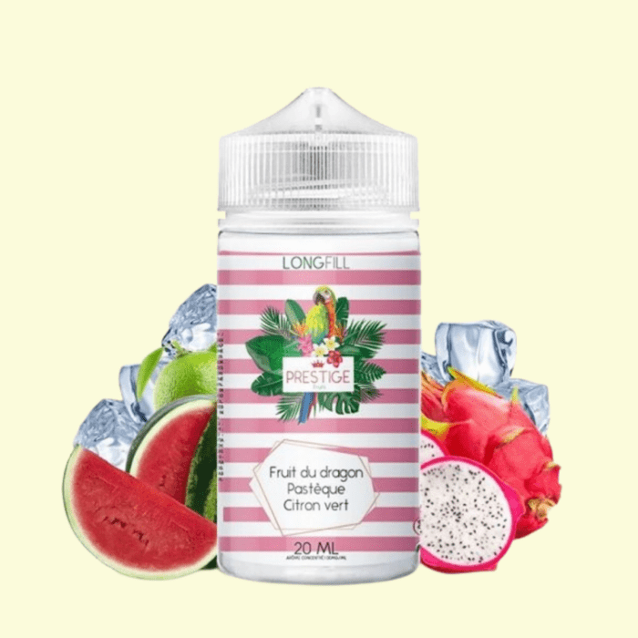 Prestige Fruits - Fruit du Dragon, Pastèque, Citron Vert (Ľadové dračie ovocie, melón, citrónovo zelená) Shake and Vape 20/120ml