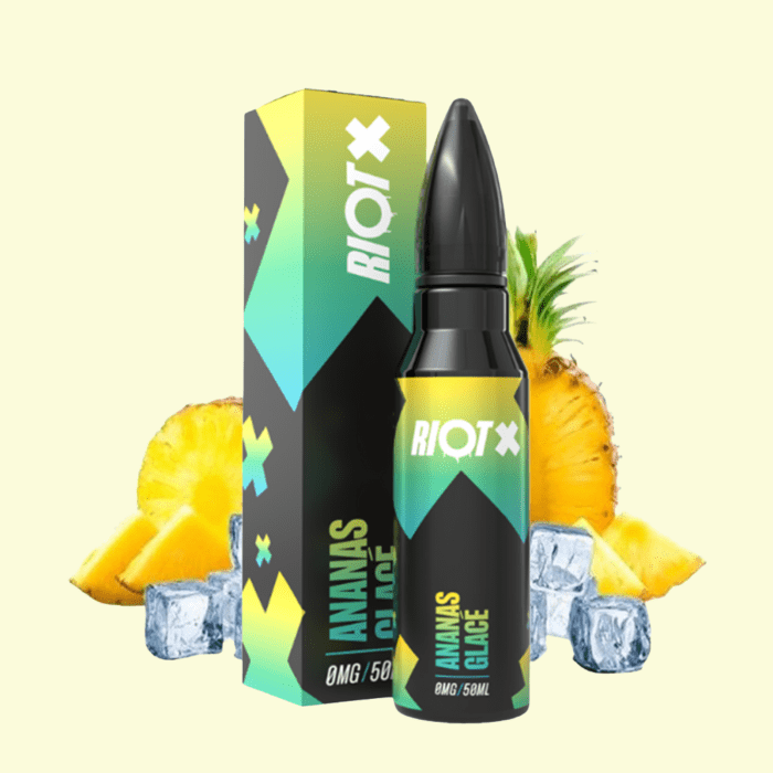 Riot X Shortfill - Pineapple Ice (Ľadový ananás) 50ml