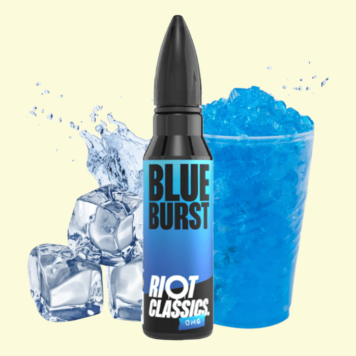 Riot Shortfill - Blue Burst (Čučoriedka malina černica) 50ml