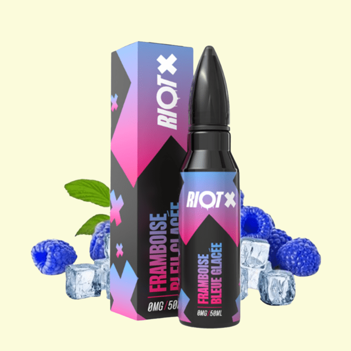 Riot X Shortfill - Blue Raspberry Ice (Ľadovo modrá malina) 50ml
