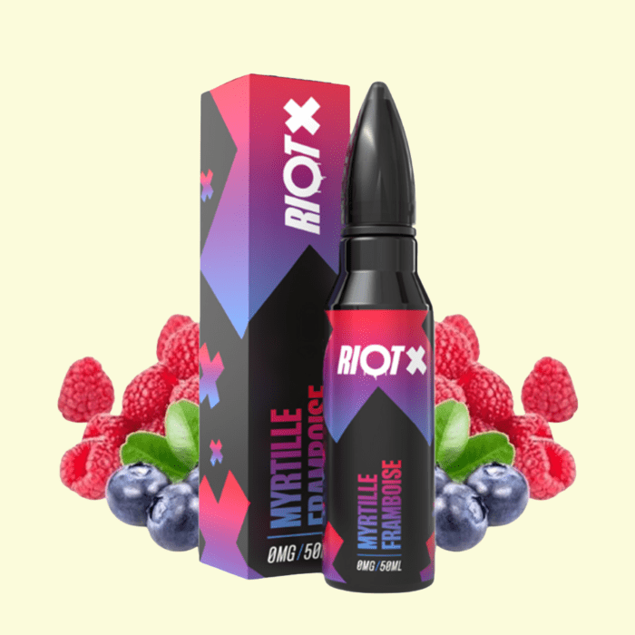 Riot X Shortfill - Blueberry Raspberry (Čučoriedka malina) 50ml