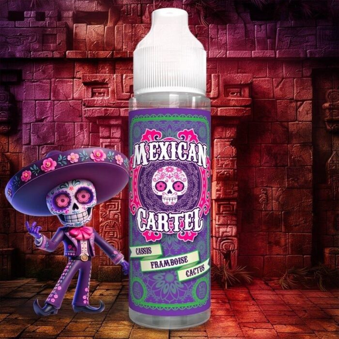 Mexican Cartel Shortfill – Cassis Framboise Cactus (kaktus, čierna ríbezľa, malina, ľad) 50 ml