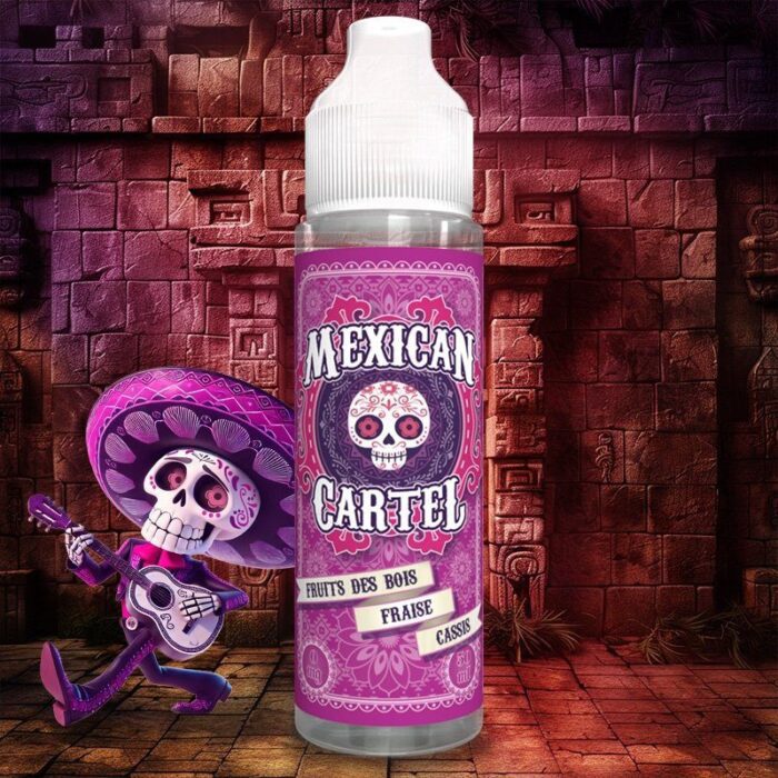 Mexican Cartel Shortfill – Fruits Des Bois Fraise Cassis (lesné ovocie, ríbezľa, jahoda, ľad) 50 ml