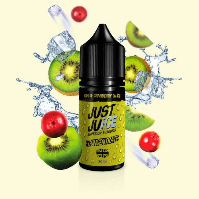Just Juice - Kiwi & Cranberry On Ice 30ml Aroma