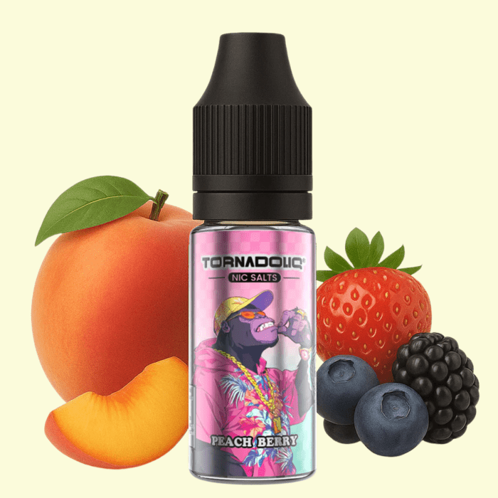 Peach Berry Nic Salts Tornadoliq gobar 10ml 20mg