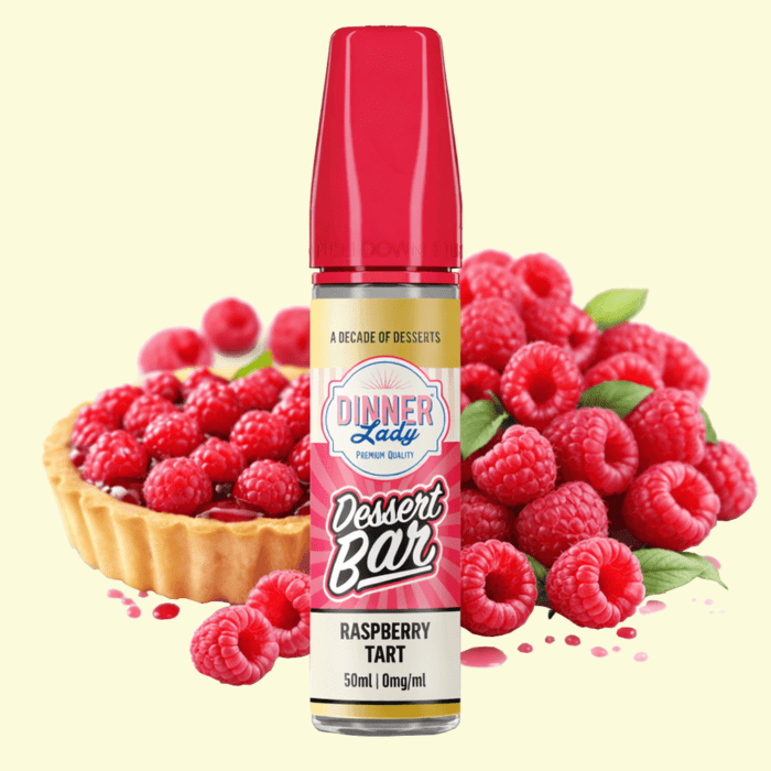 Dinner Lady - Raspberry Tart Shortfill (50ml)