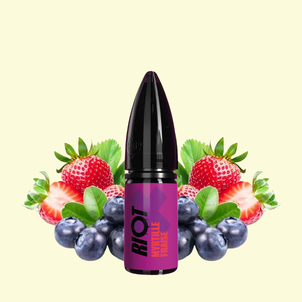 Riot X Nic Salt - Blueberry Strawberry