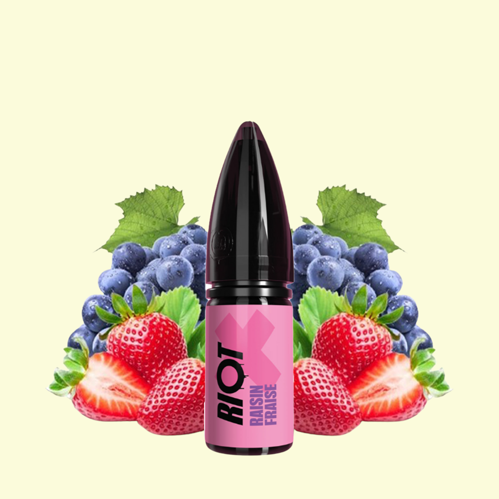 Riot X Nic Salt - Grape Strawberry
