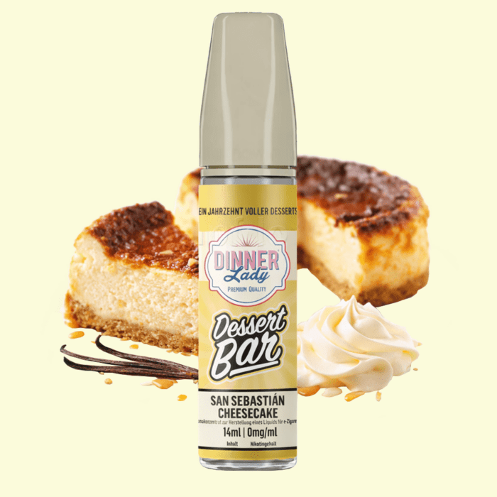 Dinner Lady - San Sebastián Cheesecake Shortfill (50ml)