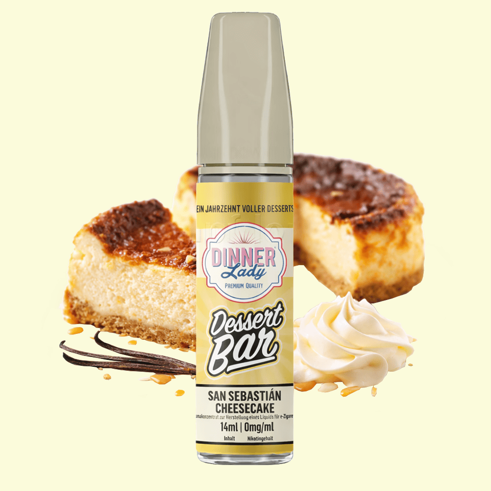 Dinner Lady - San Sebastián Cheesecake Shortfill (50ml)