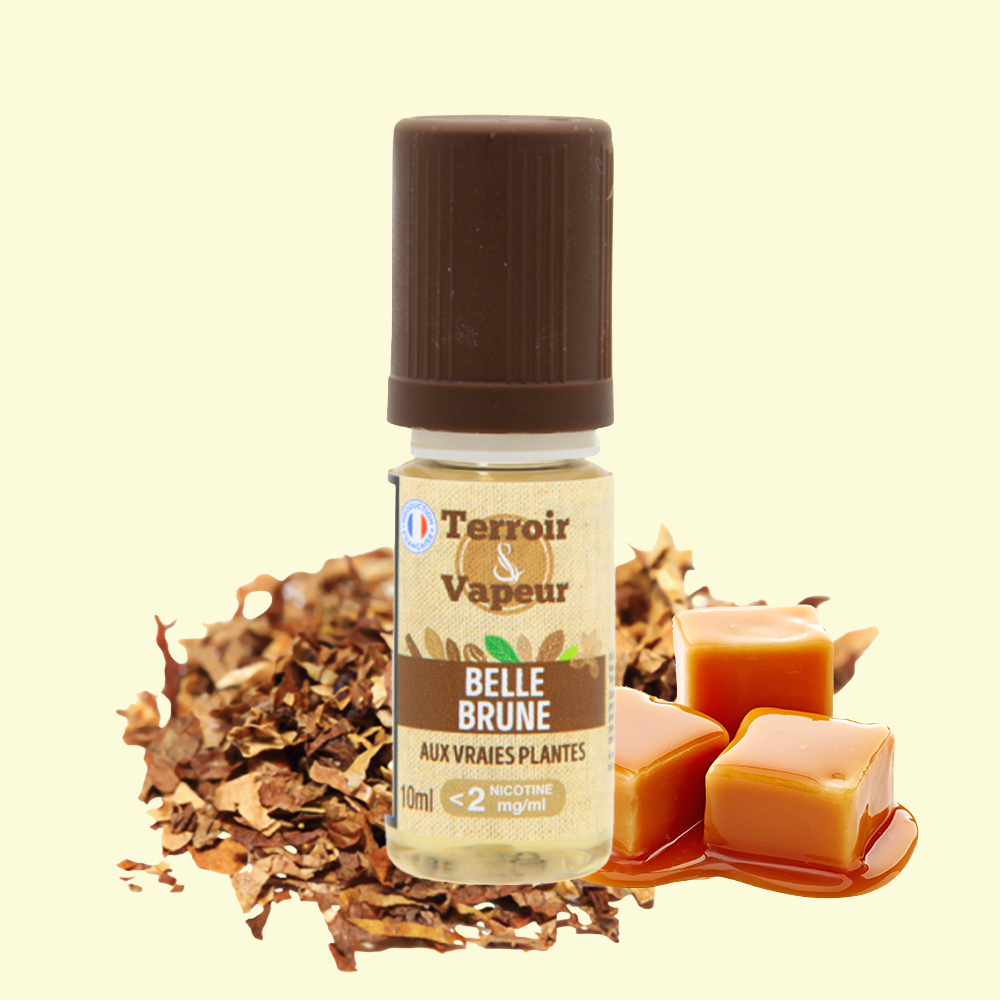 Terroir & Vapeur - Belle Brune (Karamel, tabak) 10 ml e-liquid