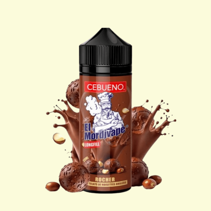 Cebueno - El Mordjvape Rocher (Čokoláda a pražené lieskové orechy) Shake and vape 20/120ml